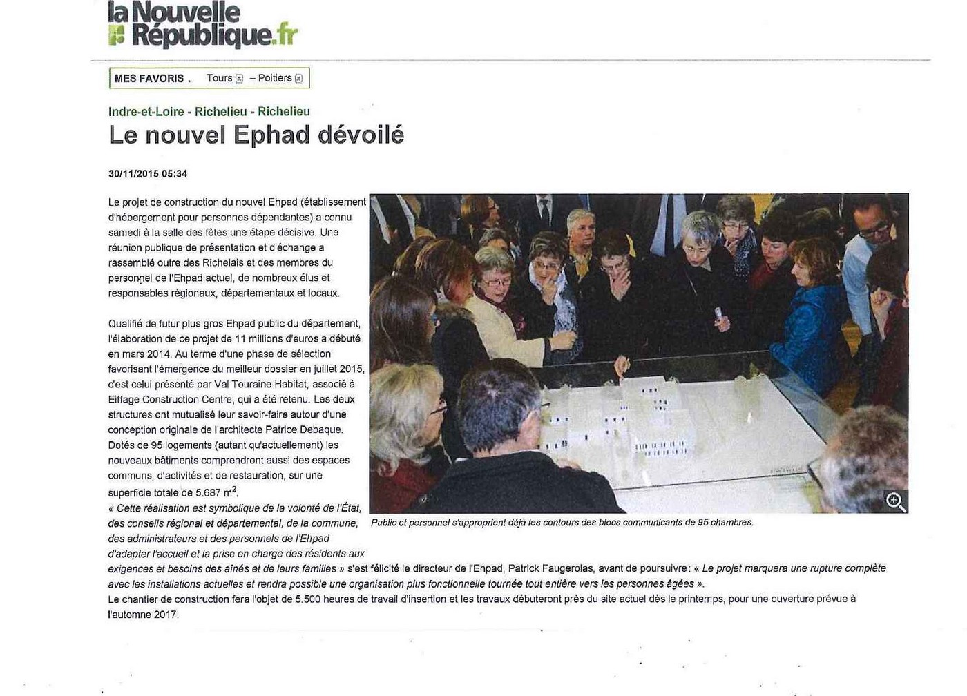 Article presse réunion publique